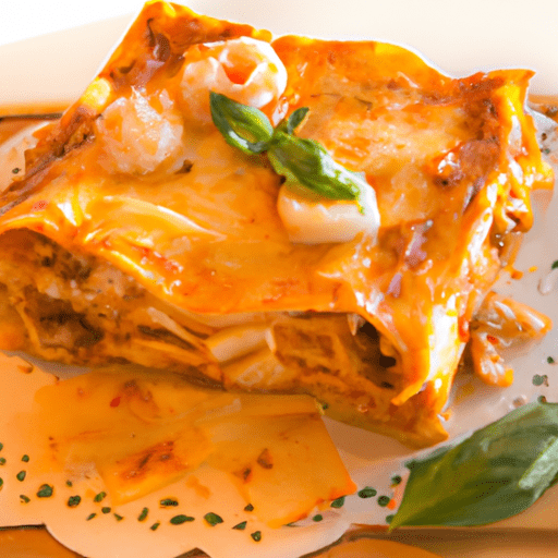 Scopri di più sull'articolo Lasagne al salmone e gamberetti alla mediterranea