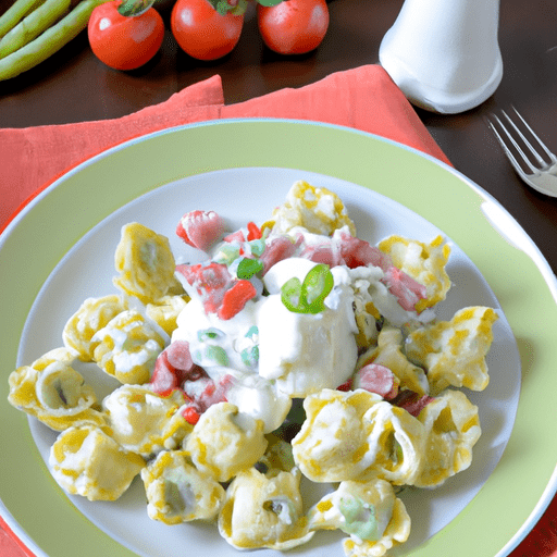 Scopri di più sull'articolo Tortellini alla Panna con Prosciutto e Piselli