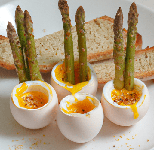 Le "Uova alla coque con asparagi e crostini" è una ricetta che combina ingredienti gustosi e crea un piatto bilanciato e delizioso.